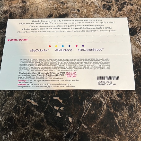 Color street on star watch - Picture 2 of 2